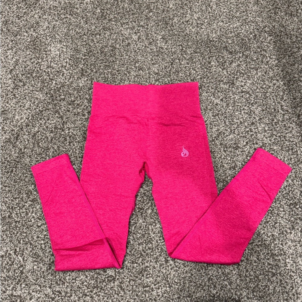 Ryderwear Pink Leggings High Waist contour XS